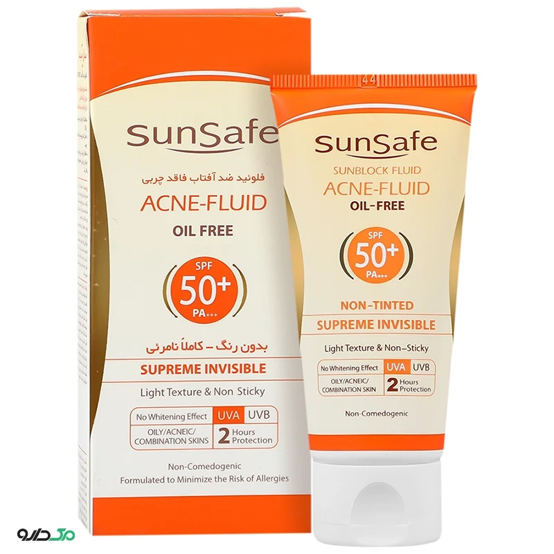 فلوئید ضد آفتاب فاقد چربی سان سیف SPF50